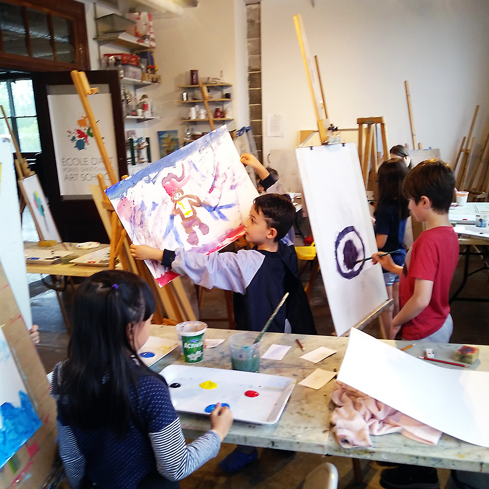 Children's painting studio